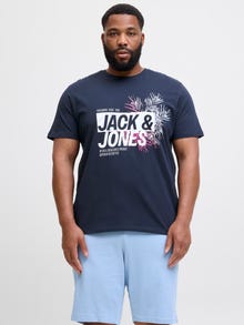 Jack & Jones Plus Size Z logo T-shirt -Sky Captain - 12275771