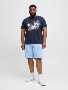 Jack & Jones Plus Size Logo T-shirt -Sky Captain - 12275771