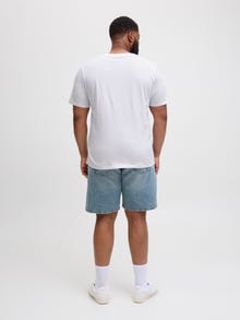 Jack & Jones Plus Size Logo T-shirt -White - 12275771