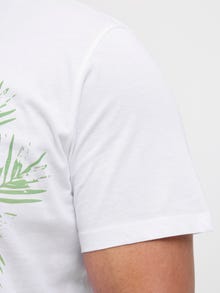 Jack & Jones Plus Size Logo T-shirt -White - 12275771