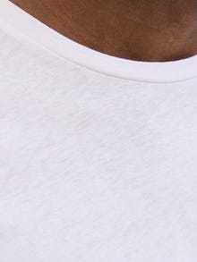 Jack & Jones Plus Size Logo T-shirt -White - 12275771