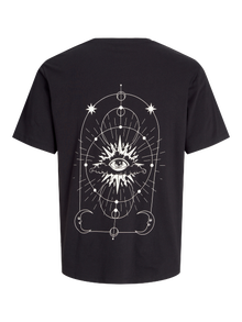 Jack & Jones Plus Size Backprintet T-shirt -Black - 12275788