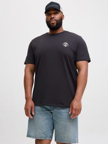 Jack & Jones Plus Size T-shirt Stampa sul retro -Black - 12275788