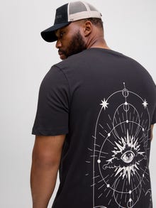 Jack & Jones Plus Size T-shirt Stampa sul retro -Black - 12275788