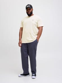 Jack & Jones Plus Size Stražnji otisak Majica -Moonbeam - 12275788