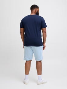 Jack & Jones Plus Size Pantaloncini in felpa Regular Fit -Chambray Blue - 12275828