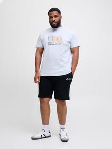 Jack & Jones Plus Size Regular Fit Sweat-Shorts -Black - 12275828