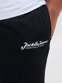 Jack & Jones Plus Size Regular Fit Sweatstof shorts -Black - 12275828