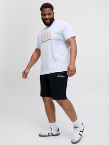 Jack & Jones Plus Size Regular Fit Sweat-Shorts -Black - 12275828