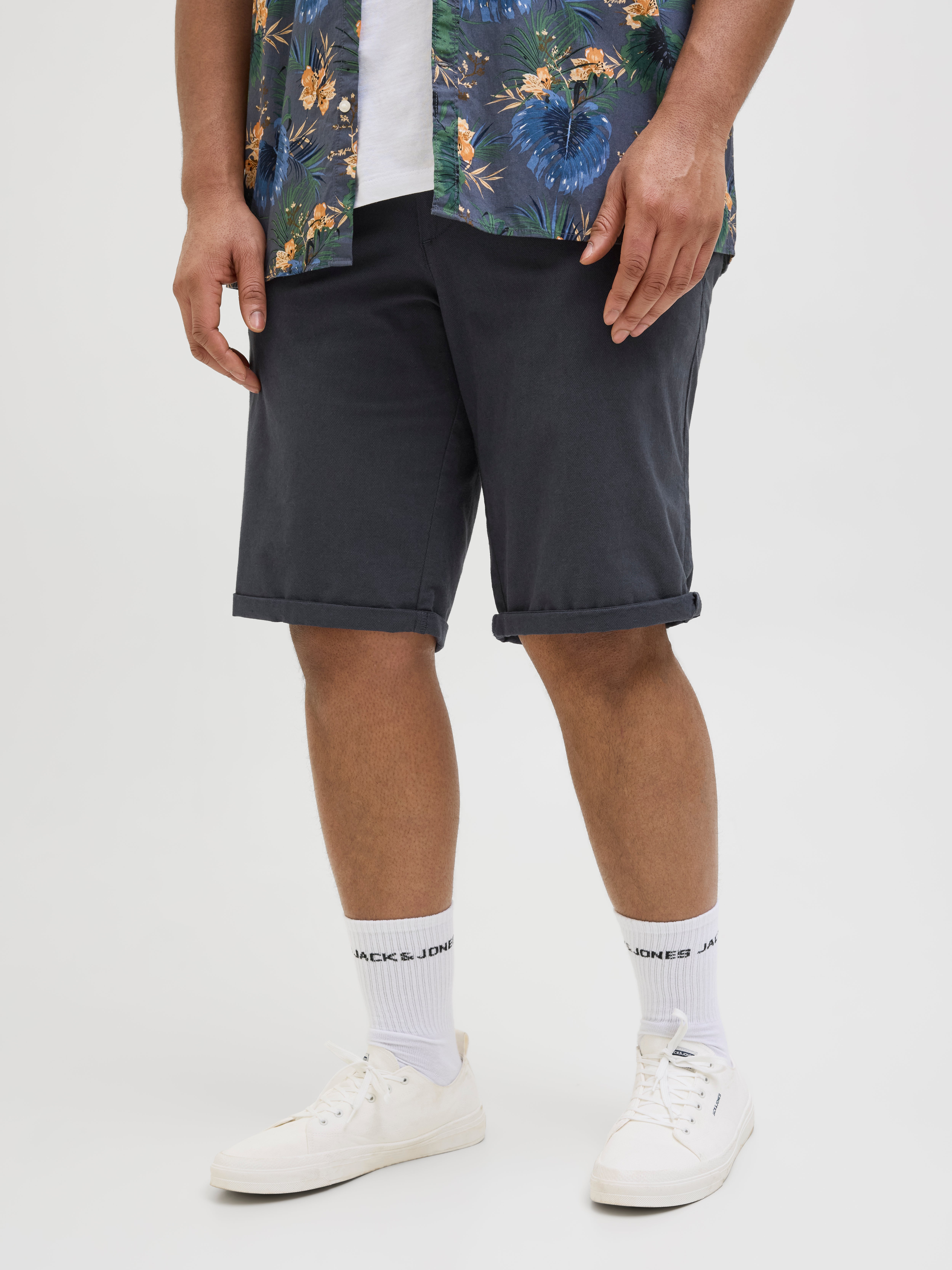 Plus Size Regular Fit Chino Shorts
