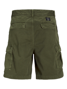 Jack & Jones Plius Laisvas kirpimas Cargo šortai -Olive Night - 12275836