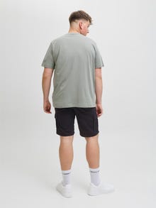 Jack & Jones Plus Size Loose Fit Cargo Shorts -Black - 12275836