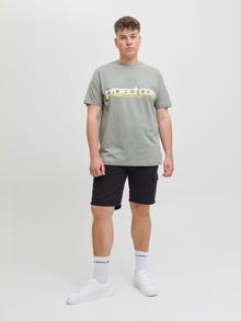 Jack & Jones Plus Size Loose Fit Cargo Shorts -Black - 12275836