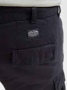 Jack & Jones Plus Size Loose Fit Cargo Shorts -Black - 12275836
