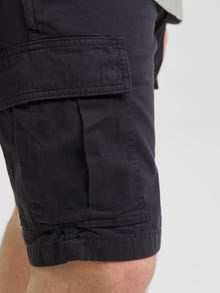 Jack & Jones Plus Size Loose Fit Cargo Shorts -Black - 12275836