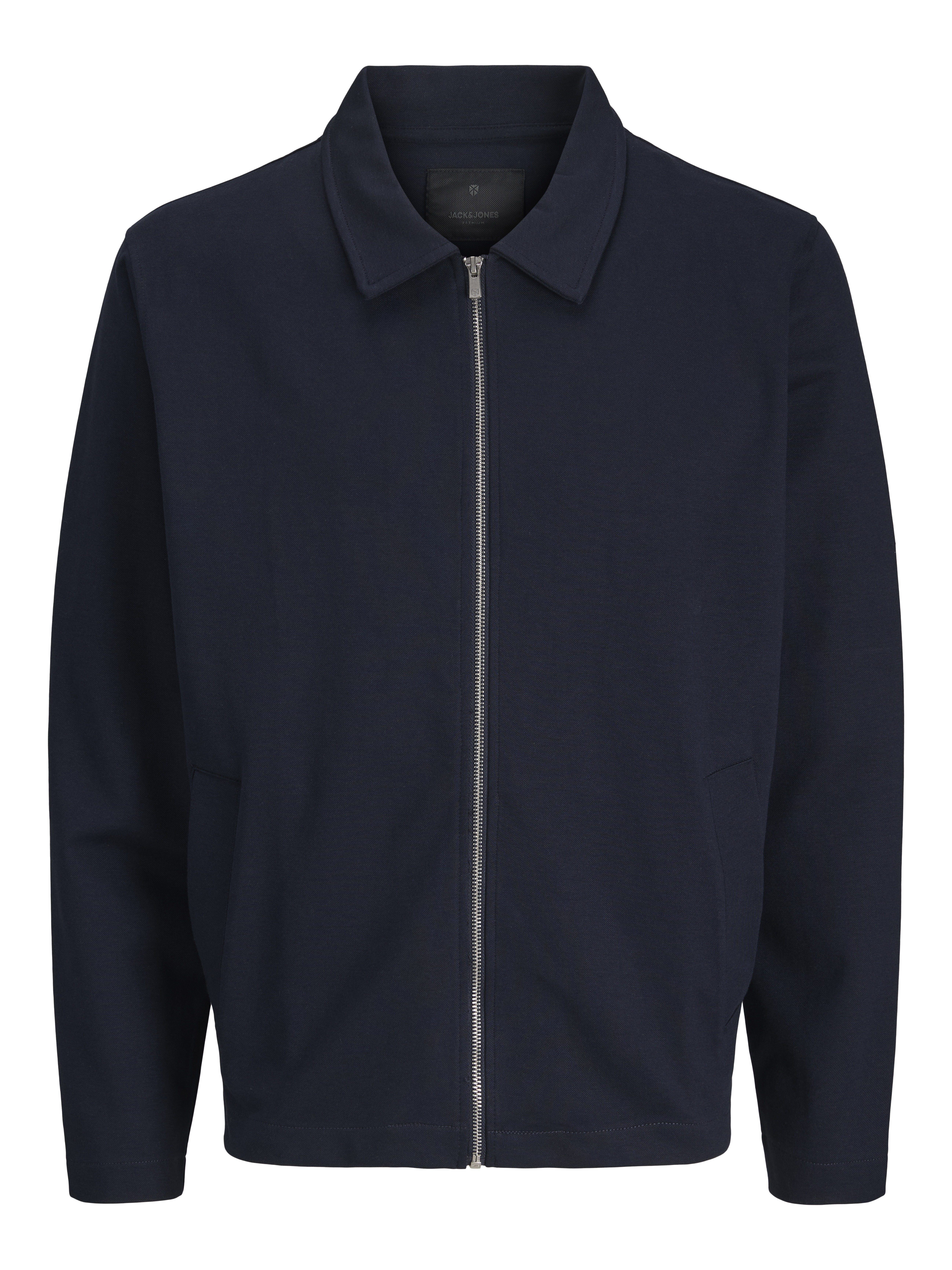 Thumbnail - Einfarbig Sweatshirt Mit Reißverschluss