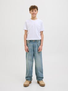 Jack & Jones JJIALEX JJORIGINAL AKM 910 JNR Baggy džinsai Jaunimui -Blue Denim - 12276208