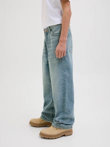 Jack & Jones JJIALEX JJORIGINAL AKM 910 JNR Baggy džinsai Jaunimui -Blue Denim - 12276208