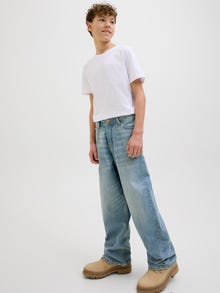 Jack & Jones JJIALEX JJORIGINAL AKM 910 JNR Baggy džinsai Jaunimui -Blue Denim - 12276208