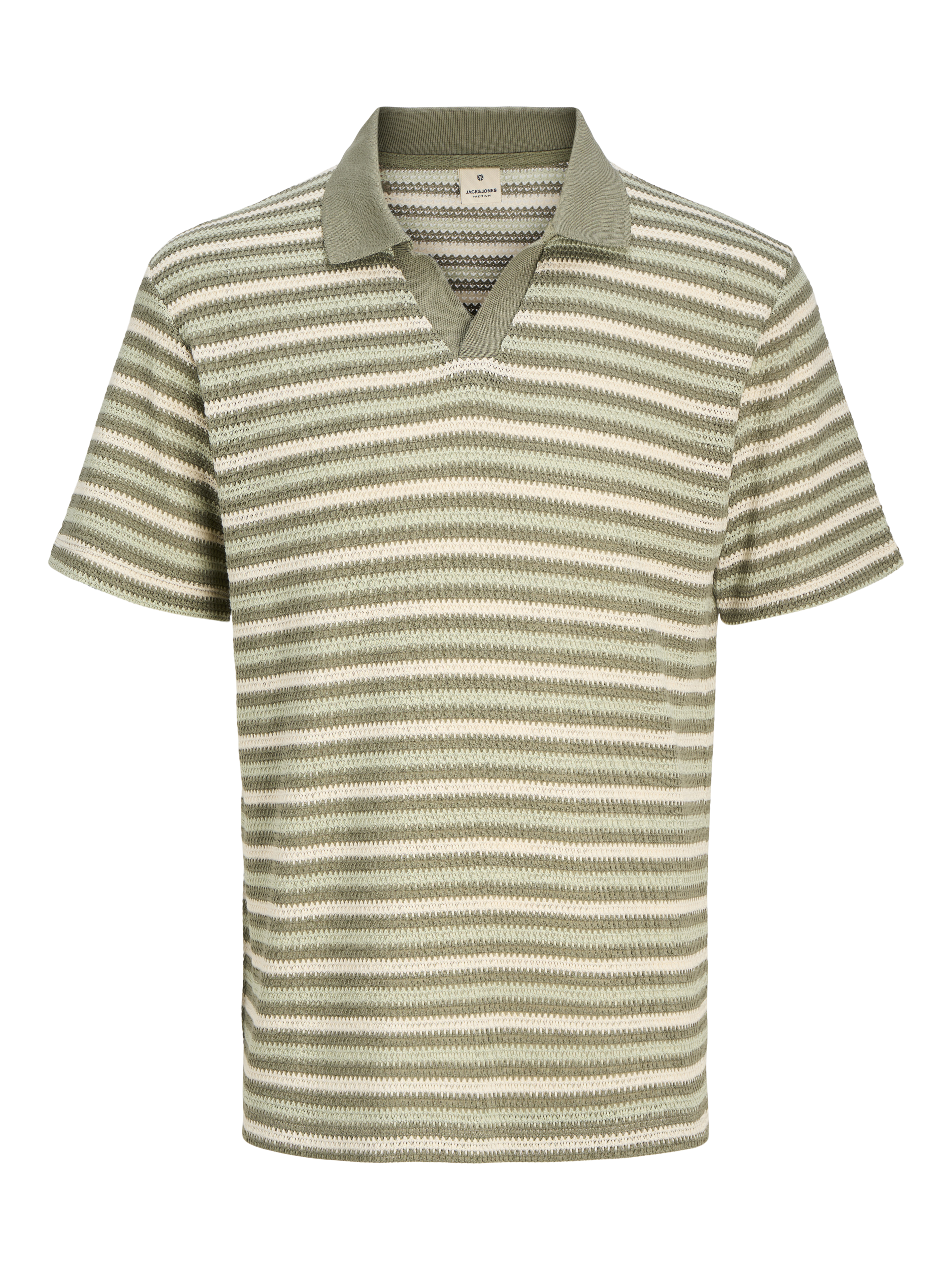 Thumbnail - Gestreift Poloshirt