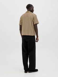 Jack & Jones Gestreift Fly-Away Kragen Poloshirt -Elmwood - 12276317