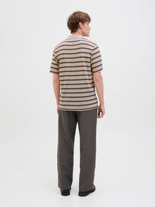 Jack & Jones Juostuotas Kamuolio kaklas Polo -Rose Dust - 12276317