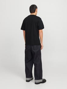 Jack & Jones Bedrukt Ronde hals T-shirts -Black - 12276489