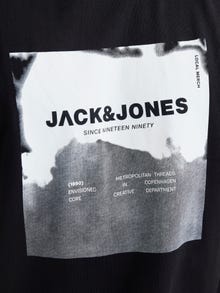 Jack & Jones Bedrukt Ronde hals T-shirts -Black - 12276489