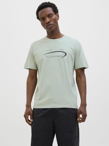 Jack & Jones T-shirt -Aqua Gray - 12276492