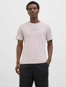 Jack & Jones Gedruckt T-shirt -Lilac Marble - 12276492