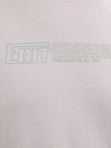 Jack & Jones Gedruckt T-shirt -Lilac Marble - 12276492