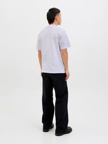 Jack & Jones Bedrukt Ronde hals T-shirts -White - 12276493