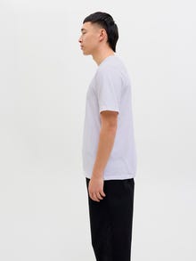 Jack & Jones Bedrukt Ronde hals T-shirts -White - 12276493
