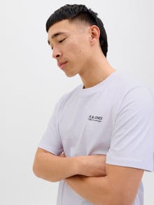 Jack & Jones Bedrukt Ronde hals T-shirts -White - 12276493
