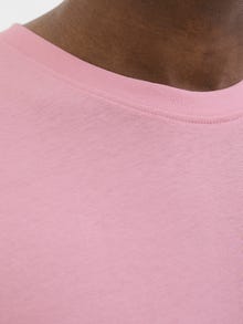 Jack & Jones Tryck Rundringning T-shirt -Pink Nectar - 12276493