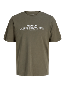 Jack & Jones Printed T-shirt -Tea Leaf - 12276493