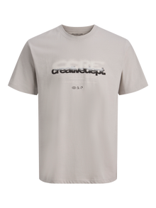 Jack & Jones Printed Crew neck T-shirt -Vapor Blue - 12276494