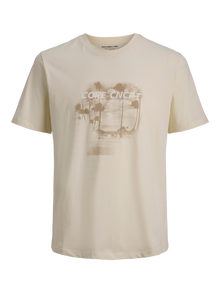 Jack & Jones Camiseta Estampado Cuello redondo -Sweet Corn - 12276494