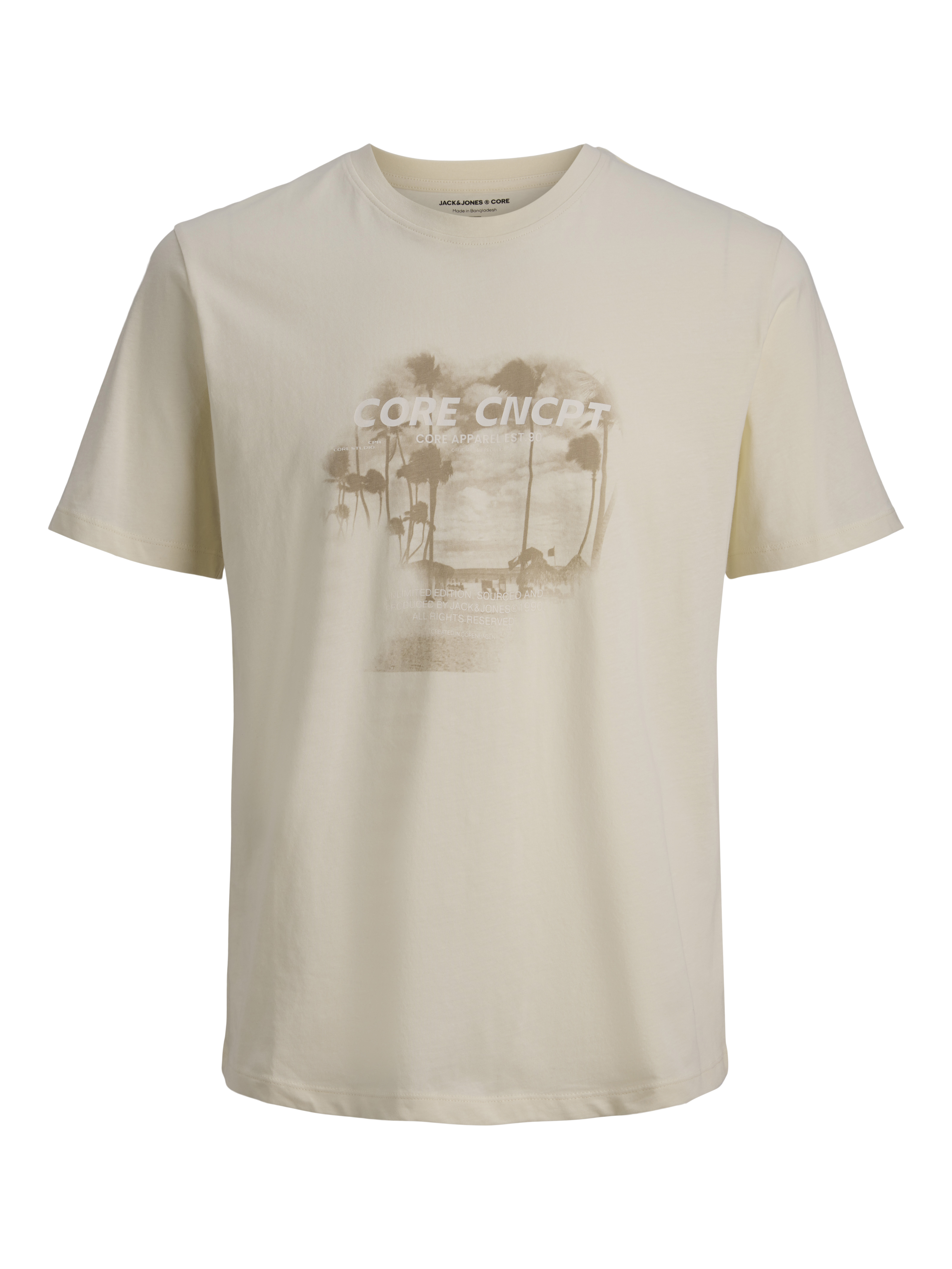 Gedruckt Rundhalsausschnitt T-shirt