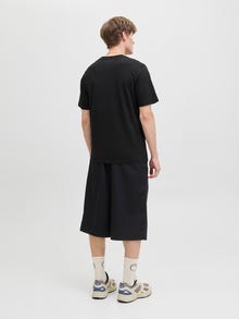Jack & Jones Printed Crew neck T-shirt -Black - 12276496