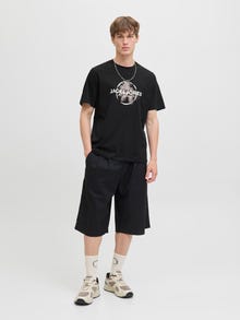 Jack & Jones Gedruckt Rundhalsausschnitt T-shirt -Black - 12276496