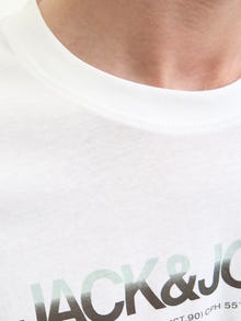 Jack & Jones Gedruckt T-shirt -Bright White - 12276496