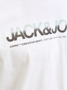 Jack & Jones Gedruckt T-shirt -Bright White - 12276496