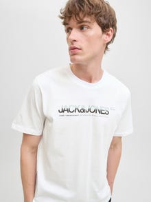 Jack & Jones Gedruckt T-shirt -Bright White - 12276496
