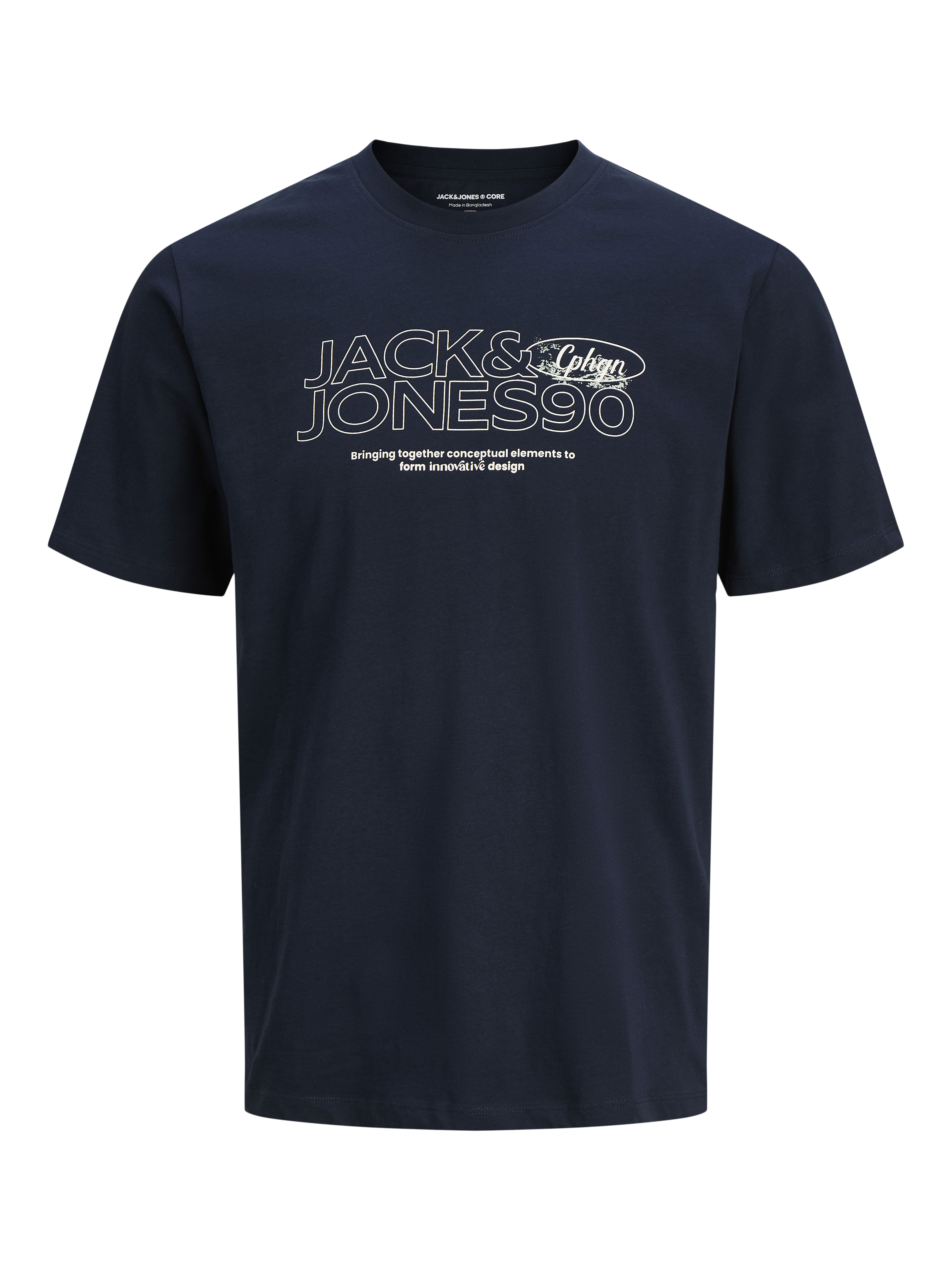 Gedruckt Rundhalsausschnitt T-shirt