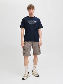 Jack & Jones Printed T-shirt -Navy Blazer - 12276496