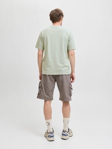 Jack & Jones Gedruckt T-shirt -Aqua Gray - 12276496