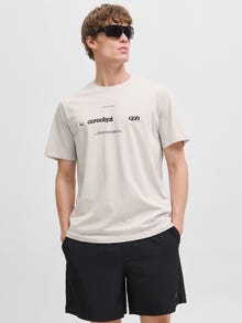 Jack & Jones Camiseta Estampado Cuello redondo -Lilac Marble - 12276496