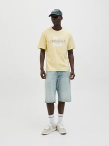 Jack & Jones Printed T-shirt -Double Cream - 12276497