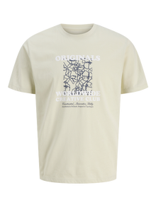 Jack & Jones Gedruckt T-shirt -Celadon Tint - 12276497